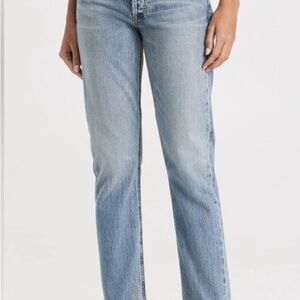 Citizens Of Humanity Charlotte Light Blue Straight Leg Jeans